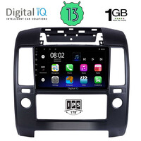 DIGITAL IQ RSA 1454_GPS A/C (9inc) MULTIMEDIA TABLET OEM NISSAN NAVARA D40 mod. 2006-2011 με A/C