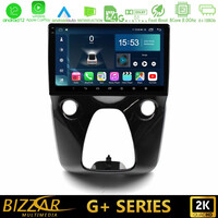 Bizzar g+ Series Toyota Aygo | Citroen c1 | Peugeot 108 8core Android12 6+128gb Navigation Multimedia 10 u-g-Ty0900