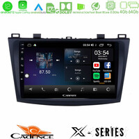 Cadence x Series Mazda 3 2009-2014 8core Android12 4+64gb Navigation Multimedia Tablet 9 u-x-Mz0228