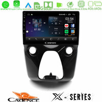 Cadence x Series Toyota Aygo | Citroen c1 | Peugeot 108 8core Android12 4+64gb Navigation Multimedia 10 u-x-Ty0900