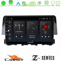 Cadence z Series Honda Civic 2016-2020 8core Android12 2+32gb Navigation Multimedia Tablet 9 u-z-Hd0058