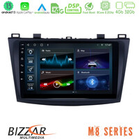 Bizzar m8 Series Mazda 3 2009-2014 8core Android13 4+32gb Navigation Multimedia Tablet 9 u-m8-Mz0228
