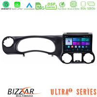 Bizzar Ultra Series Jeep Wrangler 2011-2014 8core Android13 8+128gb Navigation Multimedia Tablet 9 u-ul2-Jp0787