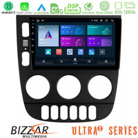 Bizzar Ultra Series Mercedes ml Class 1998-2005 8core Android13 8+128gb Navigation Multimedia Tablet 9 u-ul2-Mb1418