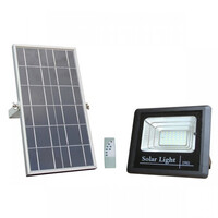 jager ΠΡΟΒΟΛEAΣ SMD 40W 800LM ME HΛΙΑΚΟ PANEL + REMOTE  6000Κ (LED065461)
