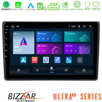 Bizzar Ultra Series Audi a4 b7 8core Android13 8+128gb Navigation Multimedia Tablet 9 u-ul2-Au0827