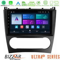 Bizzar Ultra Series Mercedes W203 Facelift 8core Android13 8+128gb Navigation Multimedia Tablet 9 u-ul2-Mb0926