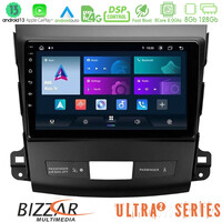 Bizzar Ultra Series Mitsubishi Outlander/citroen c-Crosser/peugeot 4007 8core Android13 8+128gb Navigation Multimedia Tablet 9 u-ul2-Mt662