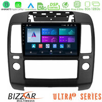 Bizzar Ultra Series Nissan Navara 8core Android13 8+128gb Navigation Multimedia Tablet 9 u-ul2-Ns0900