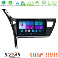 Bizzar Ultra Series Toyota Corolla 2017-2018 8core Android13 8+128gb Navigation Multimedia Tablet 10 u-ul2-Ty0158