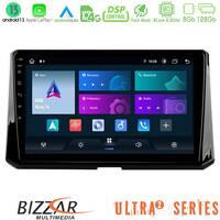 Bizzar Ultra Series Toyota Corolla 2019-2022 8core Android13 8+128gb Navigation Multimedia Tablet 9 u-ul2-Ty0597