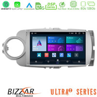 Bizzar Ultra Series Toyota Yaris 8core Android13 8+128gb Navigation Multimedia Tablet 9 u-ul2-Ty1777
