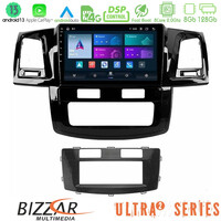Bizzar Ultra Series Toyota Hilux 2007-2011 8core Android13 8+128gb Navigation Multimedia Tablet 9 u-ul2-Ty666