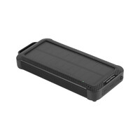 KM0910 . Ηλιακό Power Bank 10000mAh με USB A, Type C, Lightning Kruger&Matz