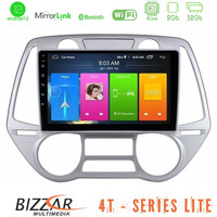 Bizzar 4t Series Hyundai i20 2009-2012 Auto a/c 4core Android12 2+32gb Navigation Multimedia Tablet 9 u-lvb-Hy0709