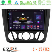 Bizzar s Series bmw 1series E81/e82/e87/e88 (Manual A/c) 8core Android13 6+128gb Navigation Multimedia Tablet 9 u-s-Bm1011