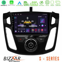 Bizzar s Series Ford Focus 2012-2018 8core Android13 6+128gb Navigation Multimedia Tablet 9 u-s-Fd0044