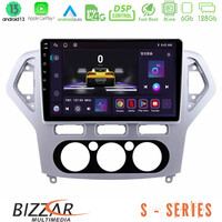 Bizzar s Series Ford Mondeo 2007-2010 Manual a/c 8core Android13 6+128gb Navigation Multimedia Tablet 10 u-s-Fd0919