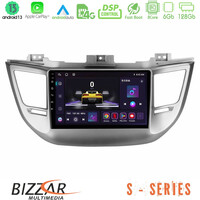 Bizzar s Series Hyundai Tucson 2015-2018 8core Android13 6+128gb Navigation Multimedia Tablet 9 u-s-Hy0068