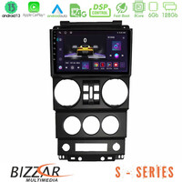 Bizzar s Series Jeep Wrangler 2008-2010 8core Android13 6+128gb Navigation Multimedia Tablet 9 u-s-Jp023n