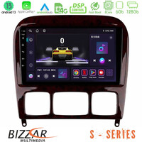 Bizzar s Series Mercedes s Class 1999-2004 (W220) 8core Android13 6+128gb Navigation Multimedia Tablet 9 u-s-Mb0765
