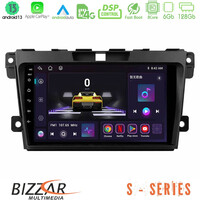 Bizzar s Series Mazda cx-7 2007-2011 8core Android13 6+128gb Navigation Multimedia Tablet 9 u-s-Mz968