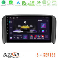 Bizzar s Series Volvo s80 1998-2006 8core Android13 6+128gb Navigation Multimedia Tablet 9 u-s-Vl0971