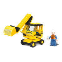 SLUBAN Τουβλάκια Town, Excavator M38-B0176, 62τμχ