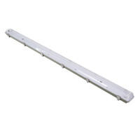 GloboStar® 90615 2 x 150cm T8 Tri-Proof Πλαστικό PC Σκαφάκι με Μεταλλικά Clips για 2 x Λάμπες Φθορίου LED Τροφοδοσίας Ενός Άκρου Αδιάβροχο IP65 - 5 Χρόνια Εγγύηση