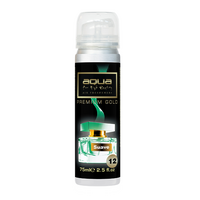 10-806/AQ ΑΡΩΜΑΤΙΚΟ ΑΥΤΟΚΙΝΗΤΟΥ ΣΕ ΣΠΡΕΙ (SPRAY)  ΜΕ ΑΡΩΜΑ SUAVE PREMIUM GOLD SERIES 75ml AQUA - 1 TEM.