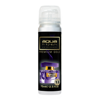 10-807/AQ ΑΡΩΜΑΤΙΚΟ ΑΥΤΟΚΙΝΗΤΟΥ ΣΕ ΣΠΡΕΙ (SPRAY)  ΜΕ ΑΡΩΜΑ SECRET CODE PREMIUM GOLD SERIES 75ml AQUA - 1 TEM.