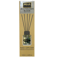 10-847/AQ Αρωματικό Χώρου Mysterious Black Home Reed Diffuser με 6 Στικς Aqua 100 ml - 1 τμχ