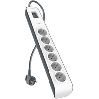 6-outlet Surge Protection Strip with 2M Power Cord