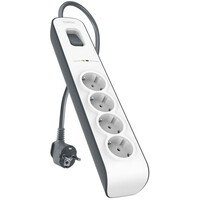 4-outlet Surge Protection Strip with 2M Power Cord