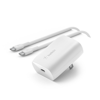 Belkin WCA005vf1MWH-B6 BOOST↑CHARGE™ USB-C PD 3.0 PPS Wall Charger 30W + USB-C to USB-C Cable