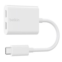 Belkin F7U081btWH CONNECT™ USB-C™ Audio + Charge Adapter