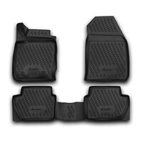 CARFRD00005KH/NV FORD RANGER 4D 2011+ ΜΑΡΚΕ ΠΑΤΑΚΙΑ ΣΕ ΣΚΑΦΗ TPE ΛΑΣΤΙΧΟ ΣΕ ΜΑΥΡΟ ΧΡΩΜΑ NOVLINE - 4 ΤΕΜ.