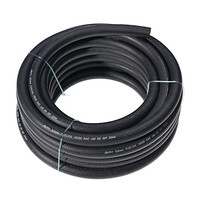 G07992/AM ΣΩΛΗΝΑΚΙ ΜΑΥΡΟ ΛΑΣΤΙΧΕΝΙΟ Φ 12,7mm - ΤΡΙΠΛΗ ΣΤΡΩΣΗ - ΜΗΚΟΣ 10 m AMiO - 1 ΤΕΜ.