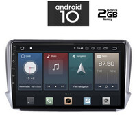 IQ-AN X1182_GPS (10inc). PEUGEOT 208-2008 mod. 2012-2019