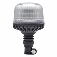 03338/ΑΜ ΦΑΡΟΣ DIAMONT W25P ΜΕ ΛΕΥΚΟ ΚΑΠΑΚΙ 12/24V 24xSMD LED ΠΟΡΤΟΚΑΛΙ ΕΛΑΣΤΙΚΟΣ ΒΙΔΩΤΟΣ 201x126mm ΑΜΙΟ - 1 ΤΕΜ.