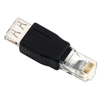 POWERTECH αντάπτορας RJ45 σε USB 2.0 female CAB-U085