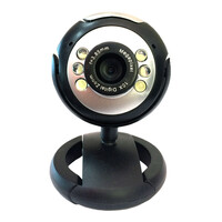 POWERTECH Web Camera PT-509 1.3MP, Plug & Play, μαύρη