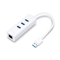 TP-LINK docking station UE330, 4 θυρών, USB σύνδεση, Gigabit, λευκό