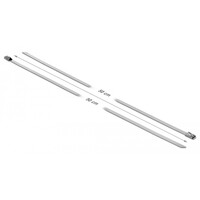 DELOCK μεταλλικός σφιγκτήρας καλωδίων 18770, 500x4.6mm, 10τμχ