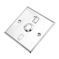SECUKEY Χωνευτό μπουτόν SCK-CBUTTON2, 3Α, ασημί