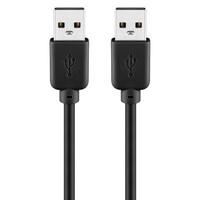 GOOBAY καλώδιο USB 2.0 Type A 93595, copper, 5m, μαύρο