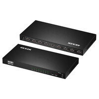 POWERTECH splitter HDMI σε 8x HDMI PTH-049, 4K, μαύρο
