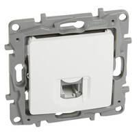 LEGRAND πρίζα RJ11 764569, λευκή