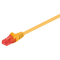 GOOBAY καλώδιο δικτύου 95590, CAT6 U/UTP, CCA, 1.5m, κίτρινο