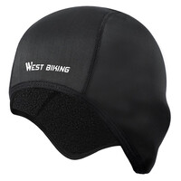 WEST BIKING ποδηλατικός σκούφος BIKE-0037, μαύρος